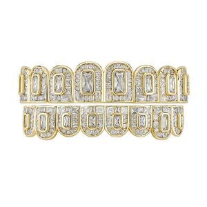 Gold Baguette Grillz 